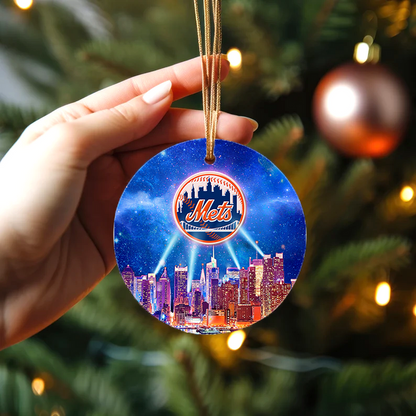 Ceramic Ornament - City Skyline NYM