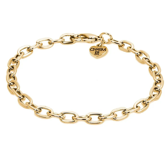 Charm It! Chain Bracelets-Gold or Silver