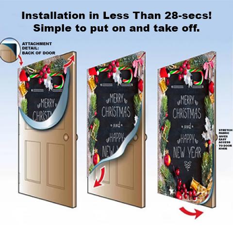 Grumpy Cat Door Cover Cheer Up
