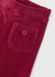 Cherry Corduroy Long Pantsg and 3
