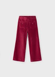 Cherry Corduroy Long Pantsg and 3