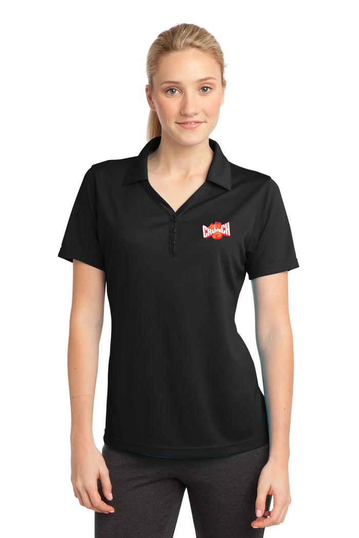 *CLASSIC STYLE* Women's PT Black Polo w/Orange Embroidered Logo