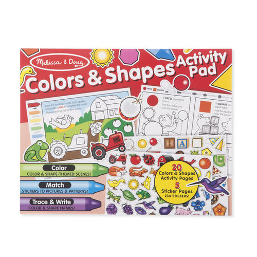 Color & Shapes Activity Pad-8564