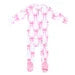 Copper Pearl  Bow my Gosh Bamboo Footie Sleeper