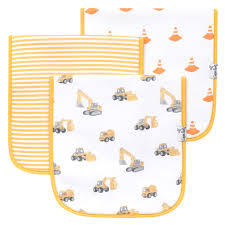 Copper Pearl Dozer Burp Cloths