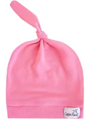 Copper Pearl Flamingo Toop Knot Hat
