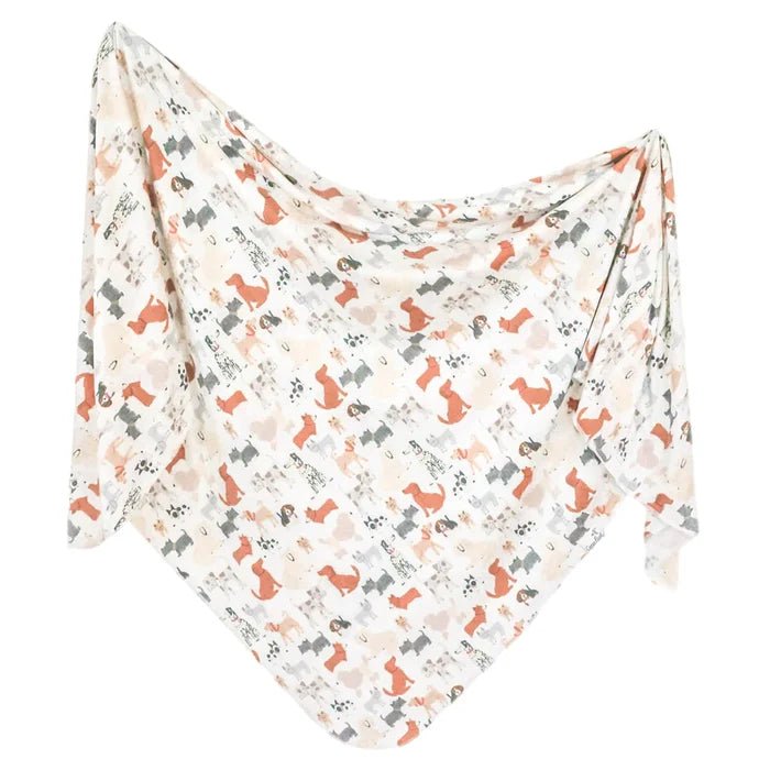 Copper Pearl Rufus Knit Swaddle Blanket