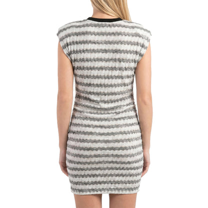 Cover Me Cape Britton Dress Coverup 26052863 Black/Sand/White Stripe Back