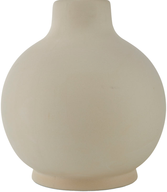 Maine Cottage Droplet Round Cream Ceramic Table Lamp with Scallop Shade | Maine Cottage®