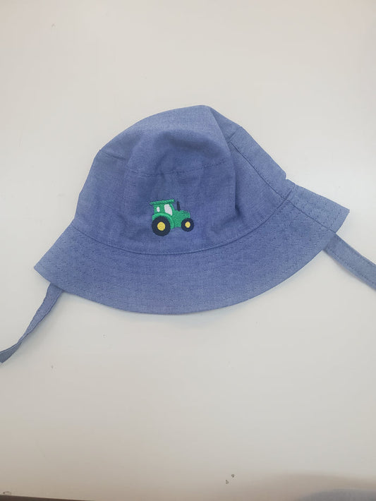 Embroidered Tractor Bucket Hat
