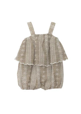 Espresso Sleeveless Romper