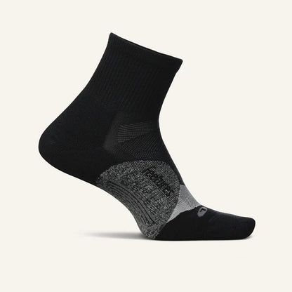 Feetures Elite | Light Cushion | Quarter Length | Black
