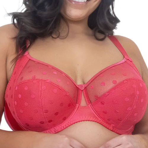 Fit Fully Yours Carmen Polka Dot Underwire Bra B2498 - Teaberry