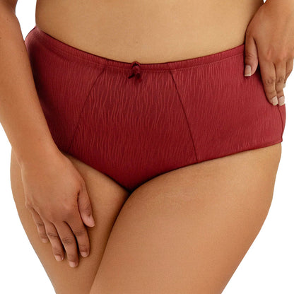Fit Fully Yours Elise Brief U1813 Merlot Front
