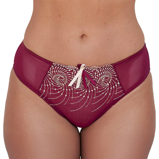 Fit Fully Yours Nicole Bikini Bottom U2272 Red Moonlight Front