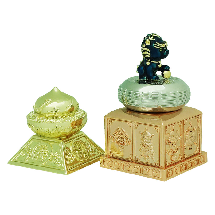 Five Element Pagoda Fu Dog Inside