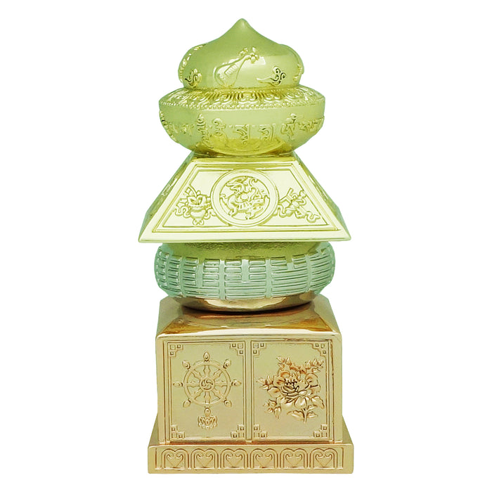 Five Element Pagoda Fu Dog Inside