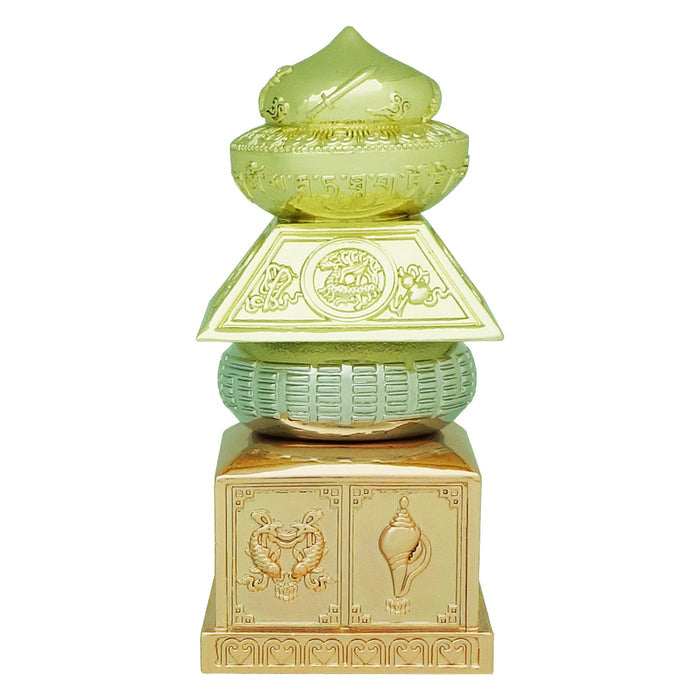 Five Element Pagoda Fu Dog Inside