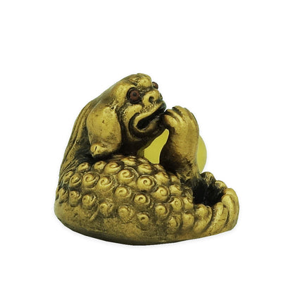 Fortune Harvesting 3-Legged Pi Yao with Citrine
