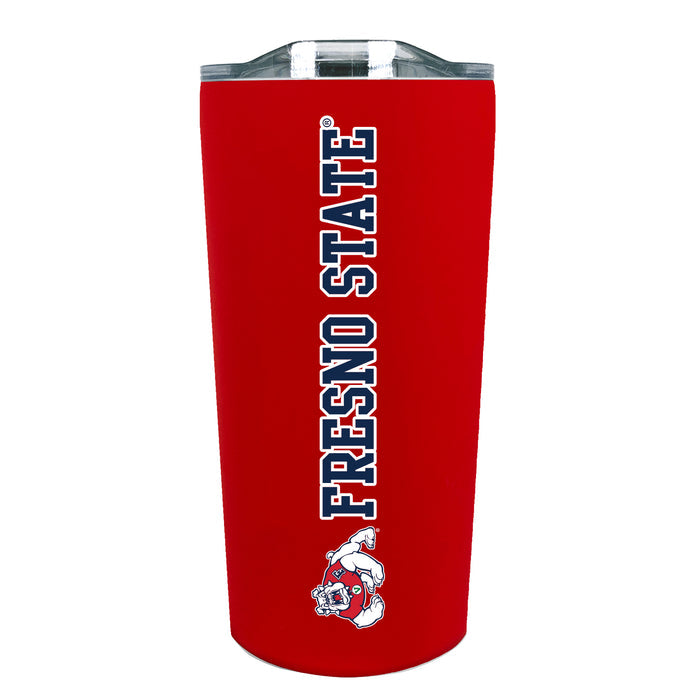 Fresno State Bulldogs 18oz Stainless Soft Touch Tumbler