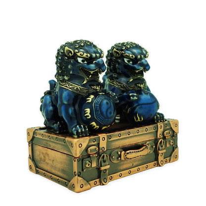 Fu Lins on Treasure Suitcase