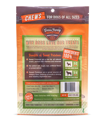 Gaines Sweet Potato Chews-8oz