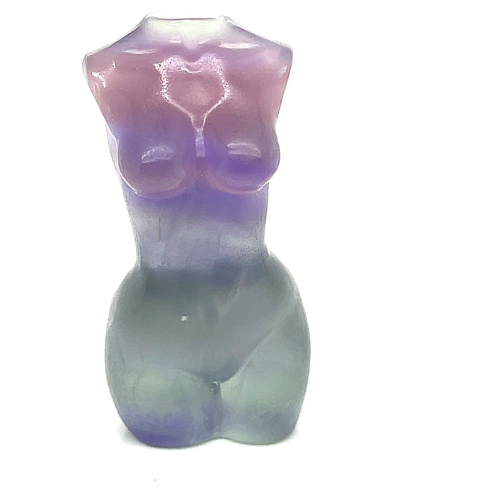Gemstone carving Female Figure, Quartz, Pyrite, Fluorite, Howlite, Agate, Aventurine, Amegreen, strawberry quartz