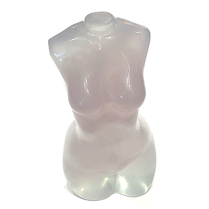 One Fluorite gemstone Female Figure carving  #2 - new