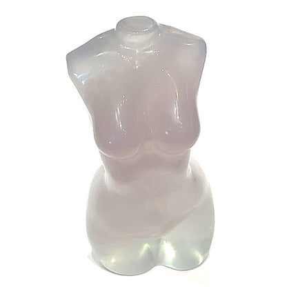 One Fluorite gemstone Female Figure carving  #2 - new