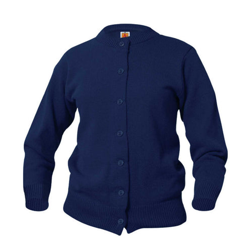 Girls Navy Cardigan