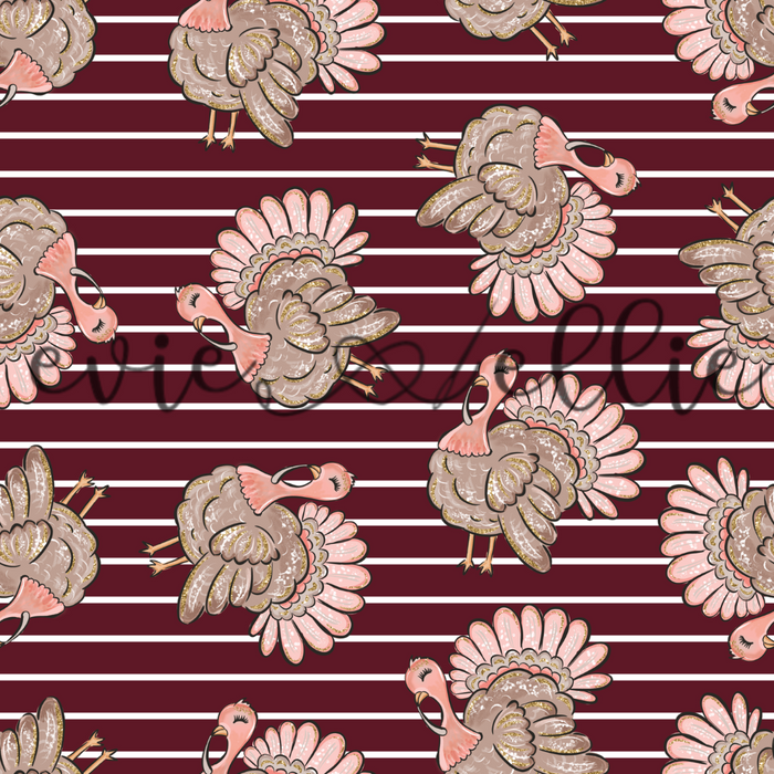 Girly Turkeys  - Multiple Colors