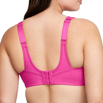Glamorise No‑Bounce Cami Sports Bra 1066 Rose Pink Back