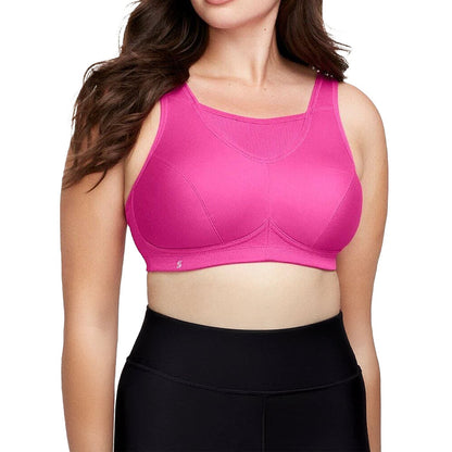 Glamorise No‑Bounce Cami Sports Bra 1066 Rose Pink Set