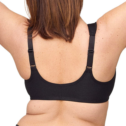 Glamorise WonderWire Front-Closure Bra 1245 Floral Print Back