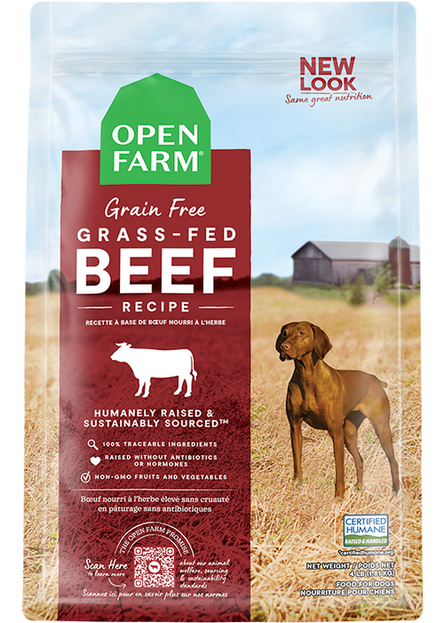 Grass-Fed Beef Grain Free Dog Food