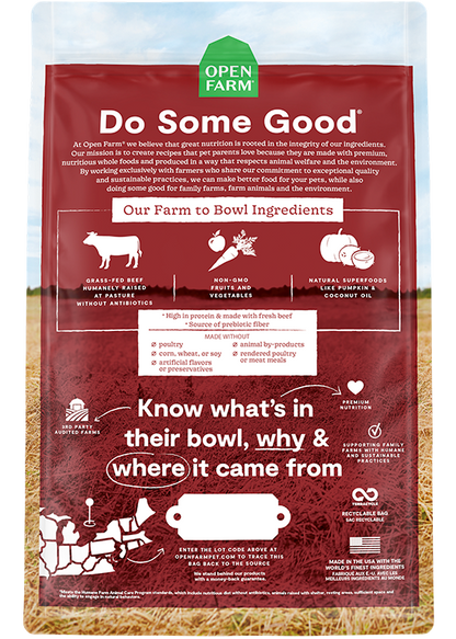 Grass-Fed Beef Grain Free Dog Food