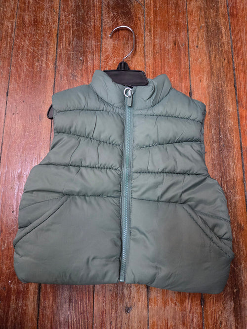 Green Zip Vest