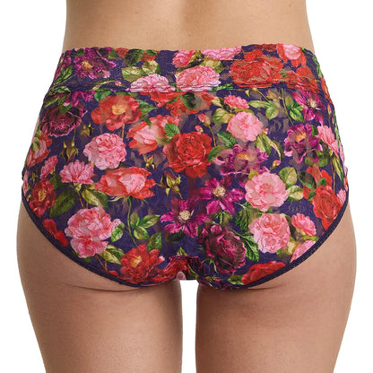 Hanky Panky Printed Signature Lace French Brief PR461 Winters Tale Navy Back