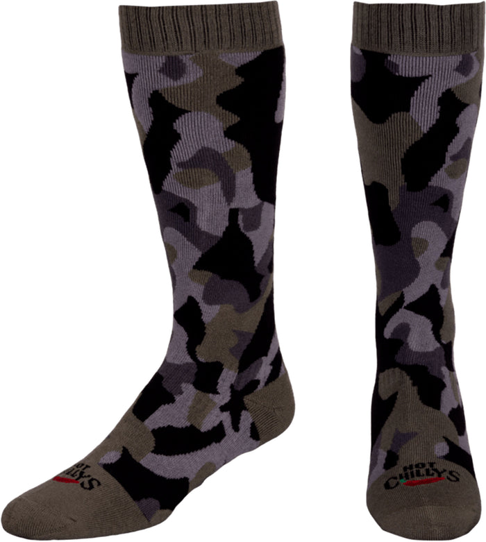Hot Chillys Texture Camo Mid Volume Sock - Mens 2025
