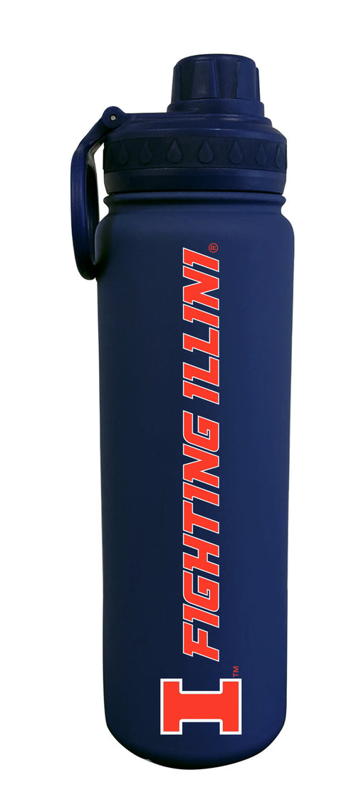 Illinois Fighting Illini 24oz Stainless Steel Water Bottle