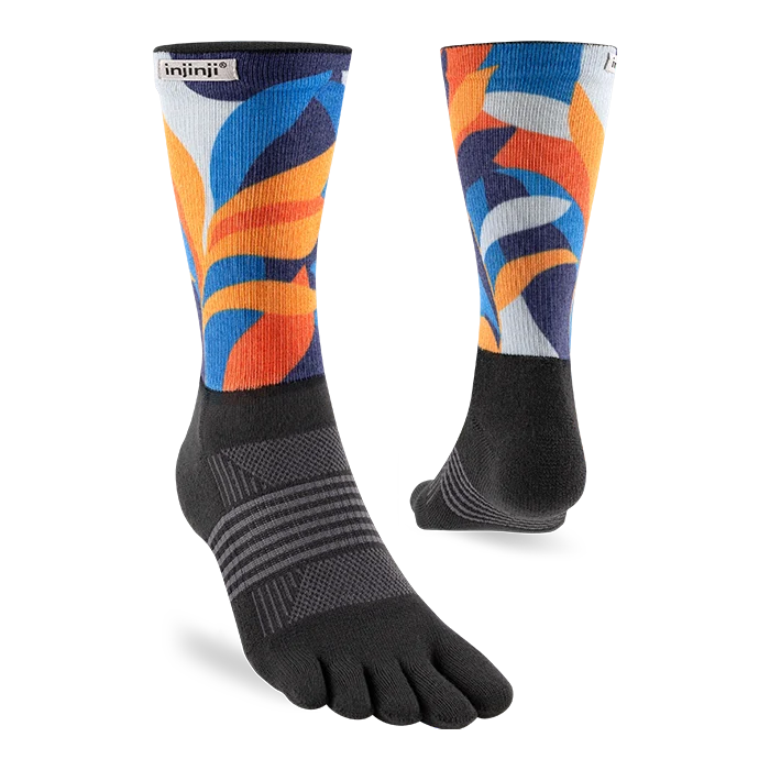 Injinji Trail Sock | Midweight | Crew Length | Botanic | Womens