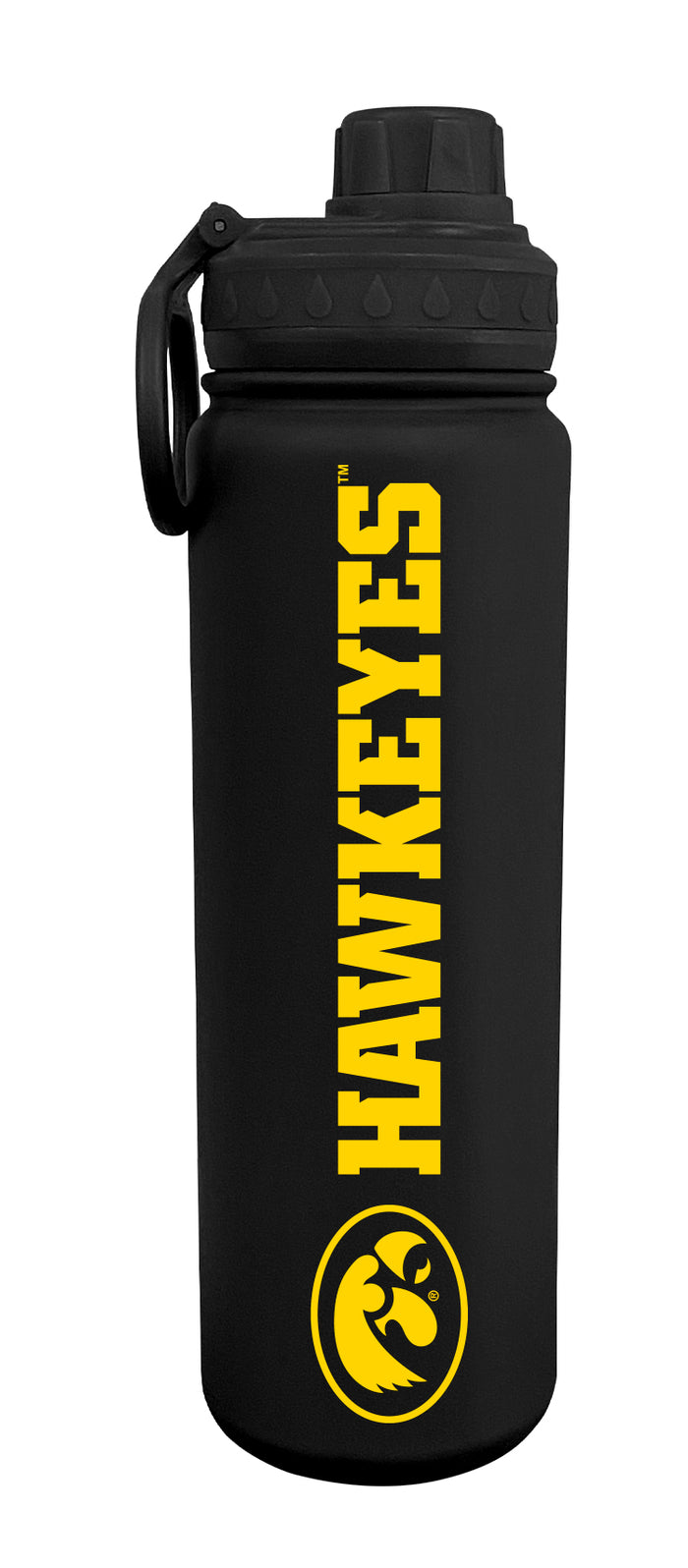 Iowa Hawkeyes 24oz Stainless Steel Water Bottle