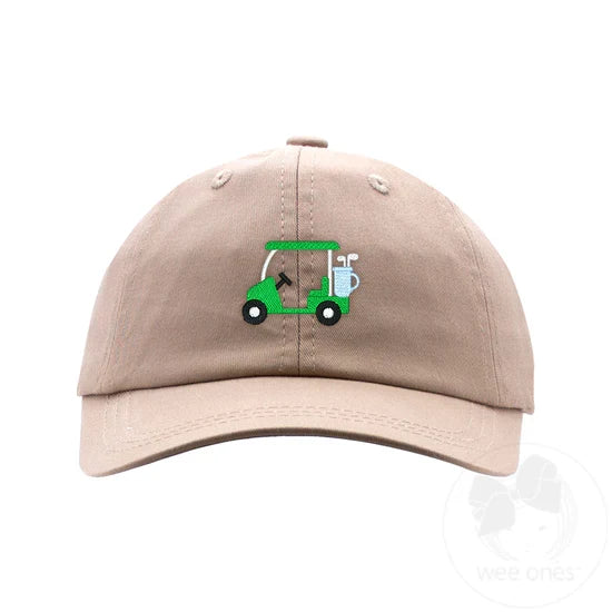Khaki Golf Cart  Cap