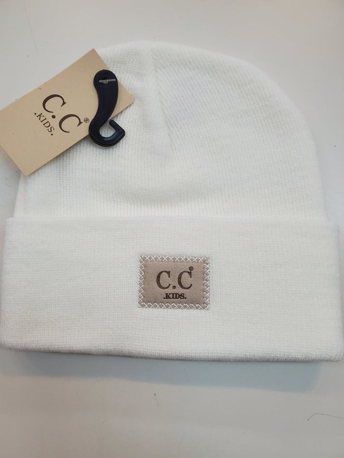 Kids Classic Oversized Logo Beanie