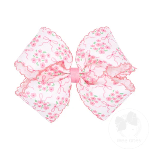 King Moonstitch Bows/Floral Print