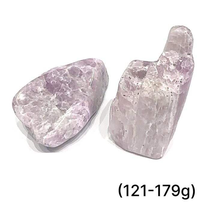 One (121-179g) Kunzite semi tumble gemstone