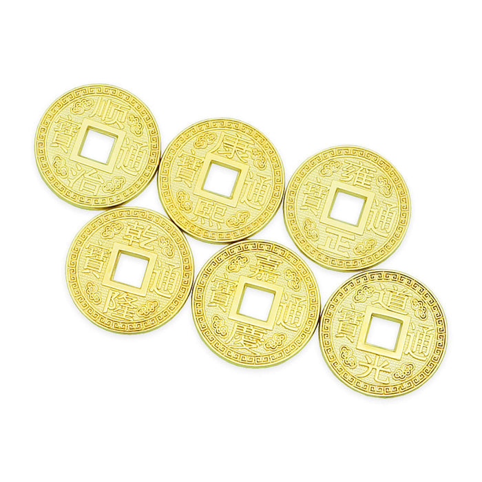 Laced Golden Six Emperor Coins Tower