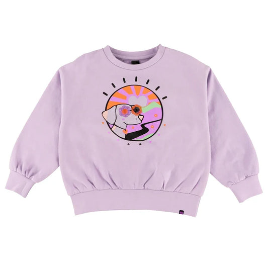 Lilac Dog Sweatshirt