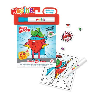 Magink-Mess Free Marker with Scented Stickers Activity Book