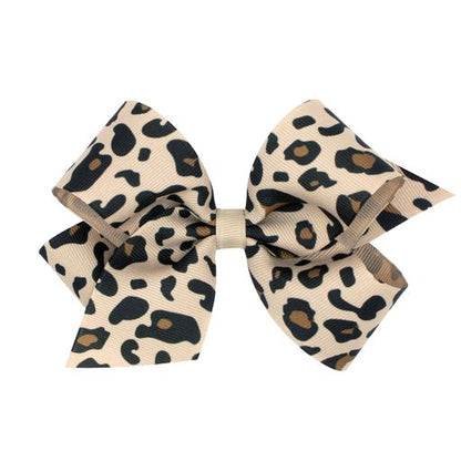 Medium Leopard Print Bow